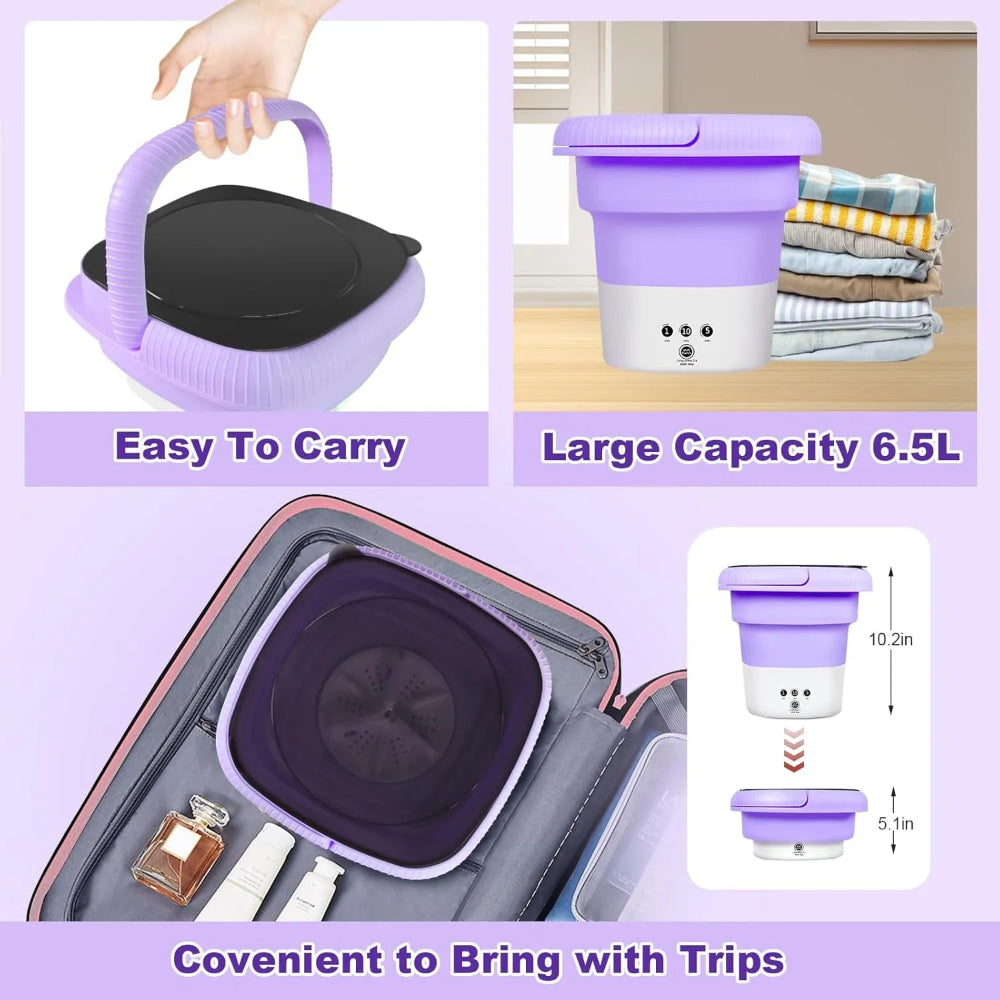 Foldable Portable Washing Machine – 9L