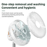 P6 Rechargeable USB Desktop Fan- White