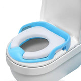 1 Seat Multicolor Children’s Soft Commode Support Toilet Seat 18+ Month | Baby Toilet Seat Safe Soft Training Seat Potty Sitting Ring with Handles Bathroom Trainer Closes tool Cover (P-2125)
