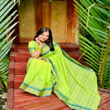 Pure Cotton Tangail Woven Saree (P-2949)