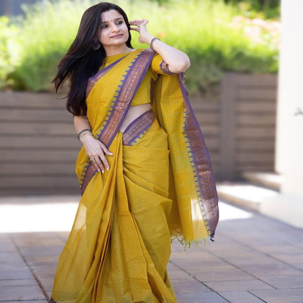 Pure Cotton Tangail Woven Saree (P-2953)