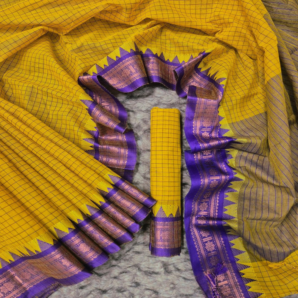 Pure Cotton Tangail Woven Saree (P-2953)